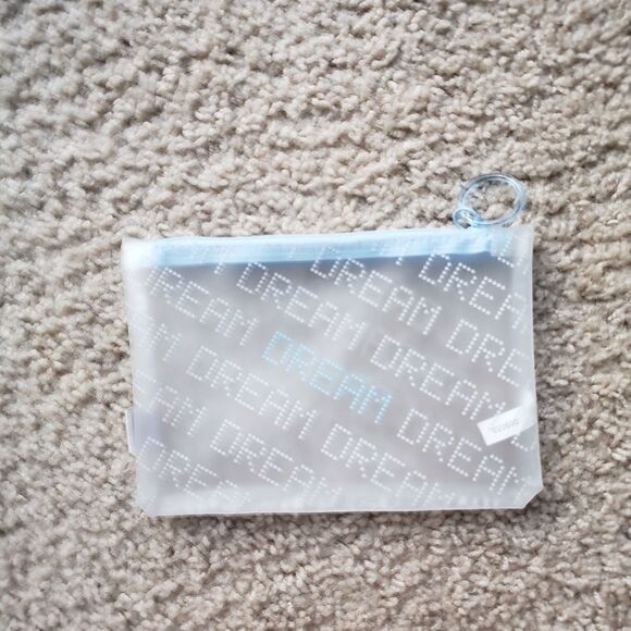 IPSY Dream Baby Blue Clear Glam Cosmetics Bag NWOT - Picture 3 of 5